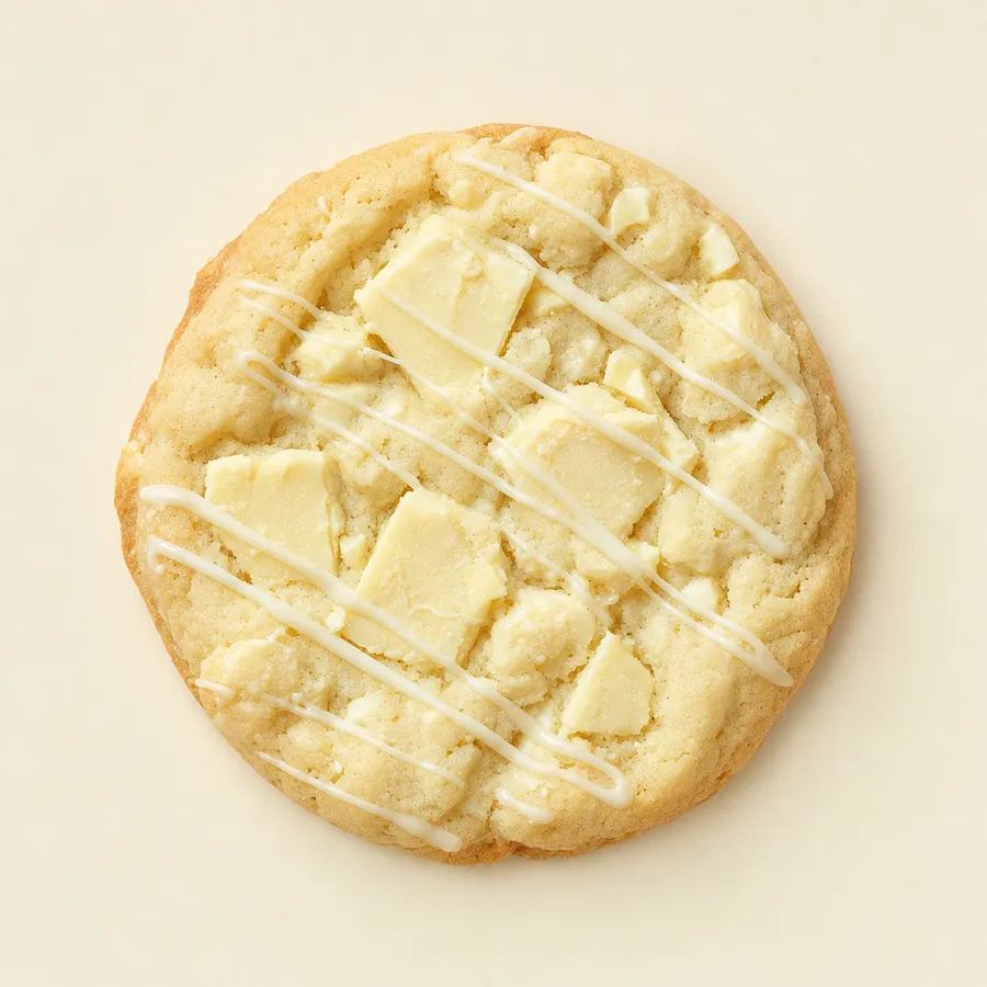 Cookie Cielo Blanco vista desde arriba